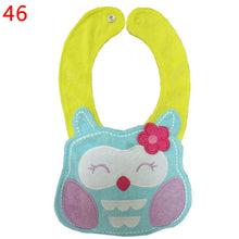 56 Patterns Kids Baby Bibs Animals Waterproof Cotton Saliva Towel Infant Lunch Bib SM6
