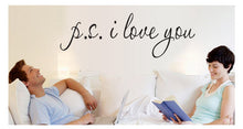 58*15cm PS I Love You Wall Art Decal Home Decor Famous & Inspirational Quotes Living Room Bedroom Removable Wall Stickers 8017 SM6