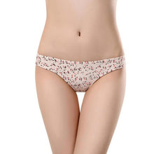 5Colors New Fashion Women Print Women Panties Seamless Low Waist Cotton Nylon Panty briefs Underwear Women #427 SM6