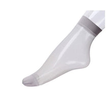 5Pair/lot Transparent Socks Women New  Rayon Nylon Sexy Lace Top-Ankle Short Socks crystal Slik Ultrathin Socks Female #05 SM6