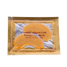 5Pairs 24K Gold Powder Eye Patches Remove Mask Crystal Collagen Anti-Puffiness Dark Circle New SM6