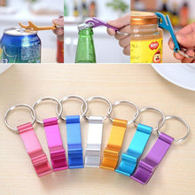 5Pcs 6cm Pocket Key Chain Beer Bottle Opener Claw Bar Small Beverage Keychain Ring R om Color SM6