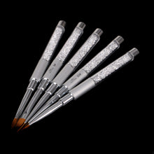5Pcs Nail Brush Set Nail Art UV Gel Salon Pen Nail Art Design Pen Set Painting Dotting Brush Kit Tool SM6