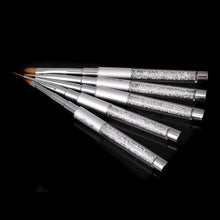 5Pcs Nail Brush Set Nail Art UV Gel Salon Pen Nail Art Design Pen Set Painting Dotting Brush Kit Tool SM6