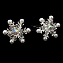 5Pcs Wedding Bridal Pearl Hair Pins Crystal Hair Stick Woman Pearl Flower Hair Clips Hair Jewelry Accessories SM6