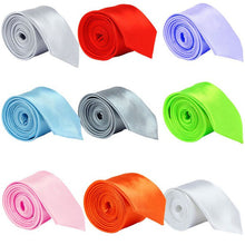 5cm Classic Skinny Slim Ties Solid Color Plain Silk for Men Jacquard Woven Necktie Tie 20 Colors  SM6