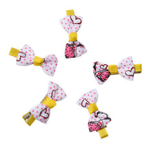 5pcs Baby Girls Hair Bow Barrettes Baby Boutique Girl's Bow Hairclips Children Hair Accessories #3546 SM6