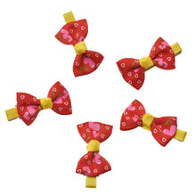 5pcs Baby Girls Hair Bow Barrettes Baby Boutique Girl's Bow Hairclips Children Hair Accessories #3546 SM6