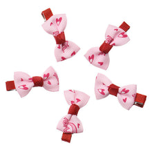 5pcs Baby Girls Hair Bow Barrettes Baby Boutique Girl's Bow Hairclips Children Hair Accessories #3546 SM6