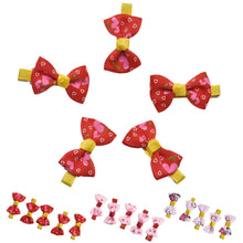 5pcs Baby Girls Hair Bow Barrettes Baby Boutique Girl's Bow Hairclips Children Hair Accessories #3546 SM6
