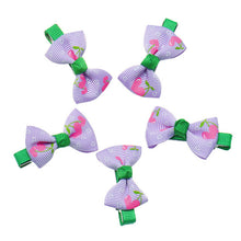 5pcs Children Bow Small Hairpin Baby Boutique Girl's Fruits Flowers Butterflies Patten Hairclips Children Hair Accessories #3546 SM6