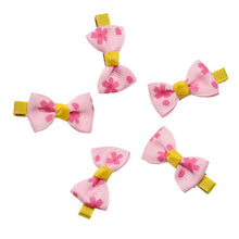 5pcs Children Bow Small Hairpin Baby Boutique Girl's Fruits Flowers Butterflies Patten Hairclips Children Hair Accessories #3546 SM6
