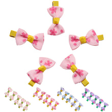 5pcs Children Bow Small Hairpin Baby Boutique Girl's Fruits Flowers Butterflies Patten Hairclips Children Hair Accessories #3546 SM6