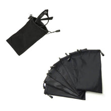 5pcs Special Fashion Black 17*8cm Microfiber Bags Glasses Bag For Sunglasses Mobile Phone Digital ChargerSM6