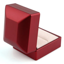 6*6 5 *5cm LED Jewelry Box Wedding Ring Box Case With LED Light Jewelry Display Ring Storage Box Red Color SM6