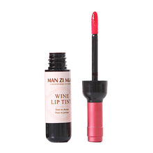 6 Colors Red Wine Bottle Stained Matte Lip Gloss Tint Liquid Lipstick Easy to Wear Non-stick Lipgloss SM6
