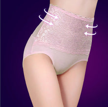 6 Colors Sexy Lace Flower Panties Women Underwear High Waist Body Shaper Hip Women Panties Intimates Briefs SM6