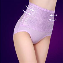 6 Colors Sexy Lace Flower Panties Women Underwear High Waist Body Shaper Hip Women Panties Intimates Briefs SM6