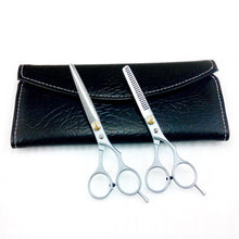 6" Professional Hair CuttingThinning Scissors Shears Hairdressing SetCase Tesoura SM6
