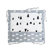 60*50cm MuslinTree Animal Printed Baby Cot Bed Hanging Storage Bag Crib Organizer Toy Diaper Pocket for Crib Bedding Set SM6