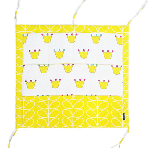 60*50cm MuslinTree Animal Printed Baby Cot Bed Hanging Storage Bag Crib Organizer Toy Diaper Pocket for Crib Bedding Set SM6