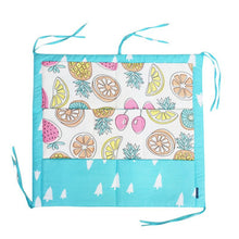 60*50cm MuslinTree Animal Printed Baby Cot Bed Hanging Storage Bag Crib Organizer Toy Diaper Pocket for Crib Bedding Set SM6