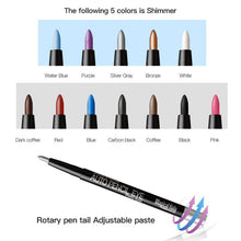 12 Colors Eyeshadow Eyeliner Pen Highlights Natural Long Lasting Waterproof Eye Shadow Pencil For Ladies Cosmetic Makeup Set SM6