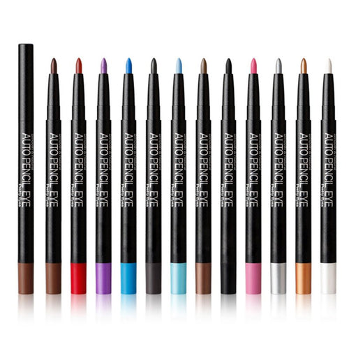 12 Colors Eyeshadow Eyeliner Pen Highlights Natural Long Lasting Waterproof Eye Shadow Pencil For Ladies Cosmetic Makeup Set SM6