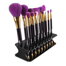 15 Hole Drying Rack Organizer Shelf Square Makeup Brush Holder Make Up Cosmetic Brush Holder Tools SM6