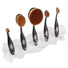 Cosmetic Makeup Brush Display Holder For 5pcs Toothbrush Foundation Brush ShelfSM6