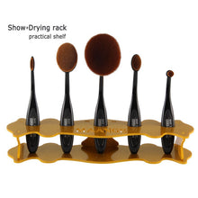 Cosmetic Makeup Brush Display Holder For 5pcs Toothbrush Foundation Brush ShelfSM6