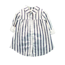 2-7Y Girls Shirts Cotton Blusa Children Stripe Shirt Kids Loose Soft Blouse Baby Girl Tops SM6