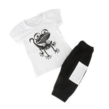 2pcs Baby Clothes Toddler Kids Boys Girls Frog Pattern T-shirt TopsShorts Pants Children Outfits Clothing Sets SM6