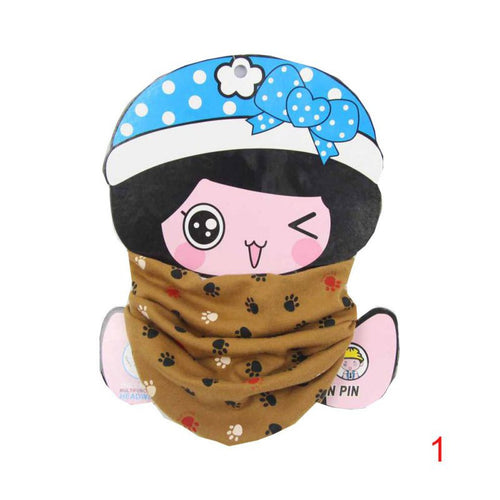 Baby Kids Child Cotton Scarf Little Feet Printing Boys Girls O Ring Scarf Children Collar Child Neck Scarves SM6