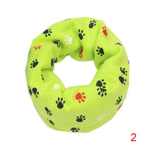 Baby Kids Child Cotton Scarf Little Feet Printing Boys Girls O Ring Scarf Children Collar Child Neck Scarves SM6