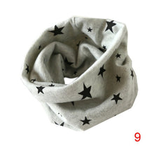 Boys Girls Collar Baby Heart Star Butterfly Scarf Cotton O Ring Neck Scarves Children Outdoor Ring Scarf SM6