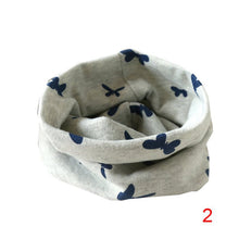 Boys Girls Collar Baby Heart Star Butterfly Scarf Cotton O Ring Neck Scarves Children Outdoor Ring Scarf SM6