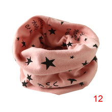 Boys Girls Collar Baby Heart Star Butterfly Scarf Cotton O Ring Neck Scarves Children Outdoor Ring Scarf SM6