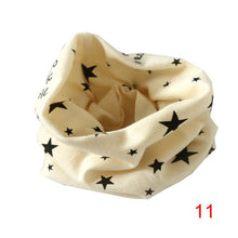 Boys Girls Collar Baby Heart Star Butterfly Scarf Cotton O Ring Neck Scarves Children Outdoor Ring Scarf SM6