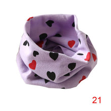 Boys Girls Collar Baby Heart Star Butterfly Scarf Cotton O Ring Neck Scarves Children Outdoor Ring Scarf SM6