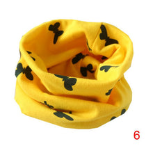 Boys Girls Collar Baby Heart Star Butterfly Scarf Cotton O Ring Neck Scarves Children Outdoor Ring Scarf SM6