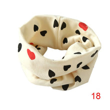 Boys Girls Collar Baby Heart Star Butterfly Scarf Cotton O Ring Neck Scarves Children Outdoor Ring Scarf SM6