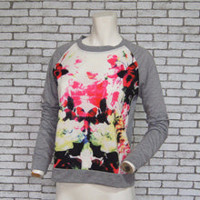 Women Casual Long Sleeve Hoodies Pullover O-neck Floral Print Patchwork Sweatshirts Sudaderas Mujer Plus Size SM6