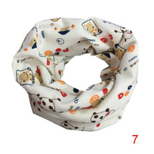 Baby Bibs Boys Girls Love Heart Cartoon Cute Scarf Cotton O Ring Collars Children Accessories Neckerchief Scarves SM6