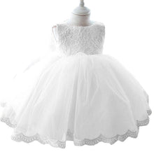 Baby Girl Dress Baptism Dresses For Girls Infant 1-6 Year Birthday Party Lace Bowknot Dress for Kids Girl Vestidos LL4 SM6