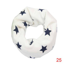 Baby Kids Cotton Scarf Boys Girl Star Printing O Ring Children Collar Child Neckerchief Scarves SM6