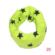 Baby Kids Cotton Scarf Boys Girl Star Printing O Ring Children Collar Child Neckerchief Scarves SM6