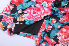 Casual Women One Button Jacket Slim Casual Business Blazer Suit Floral Coat Outwear SM6