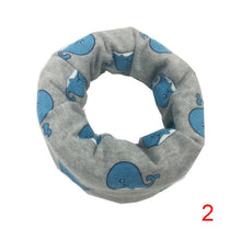 Child Scarf Boys Girls Kids Cute Cartoon O Ring Neckerchief Scarves Toddler Baby Scarf Warm Wear SM6