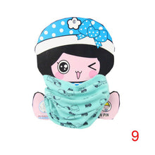 Child Scarf Boys Girls Kids Cute Cartoon O Ring Neckerchief Scarves Toddler Baby Scarf Warm Wear SM6
